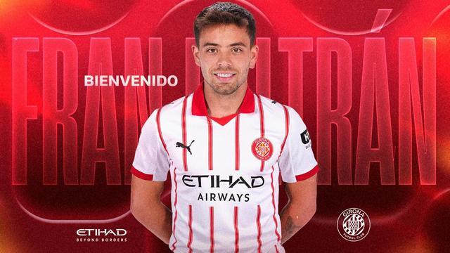 官方：赫罗纳签下塞尔塔中场贝尔特兰，据悉转会费15万欧元