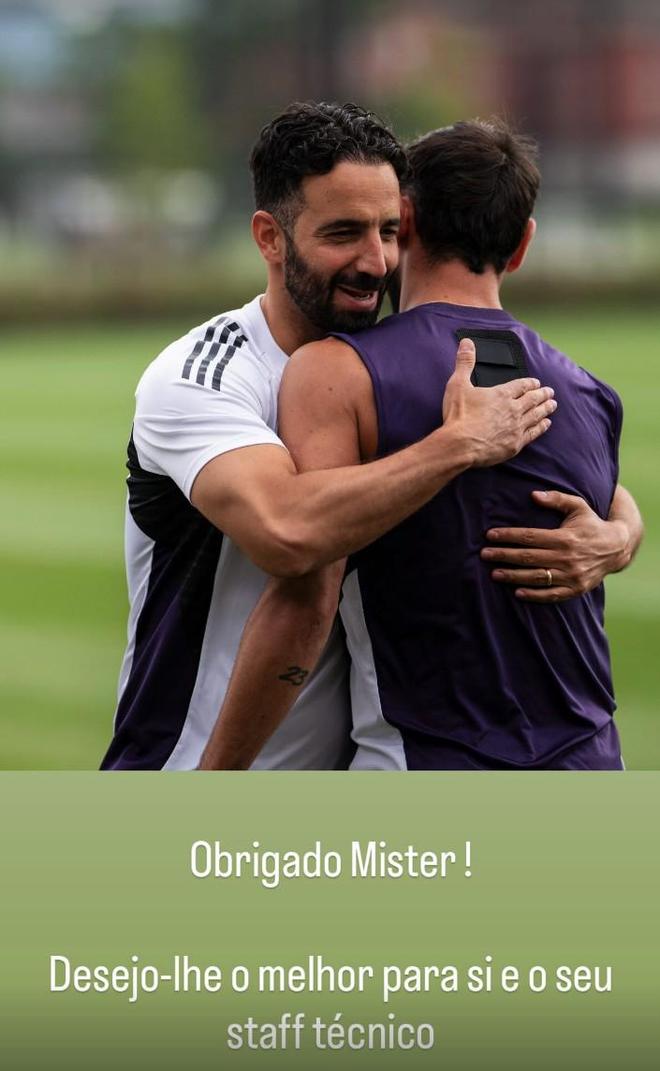 B费告别阿莫林：谢谢你教练，祝你和你的团队一切顺利