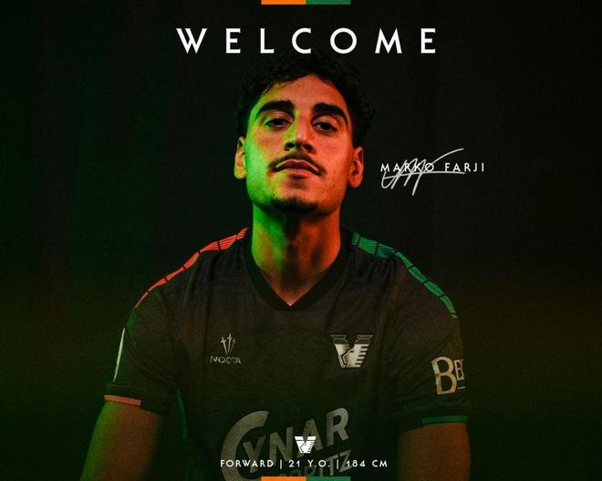 官方：马尔科-法尔吉加盟意乙威尼斯，此前伊拉克U23征调被拒