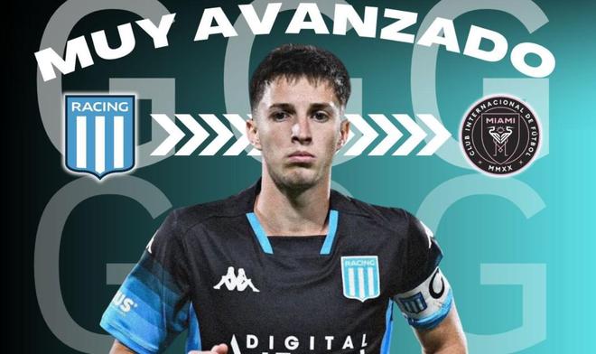 记者：迈阿密国际为巴尔塔萨尔送出报价，金额约450万美元