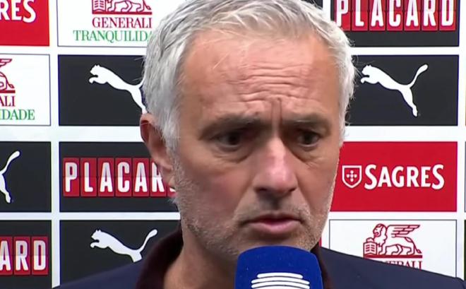 穆里尼奥：球队表现更好反而输了，本菲卡完全掌握了比赛节奏