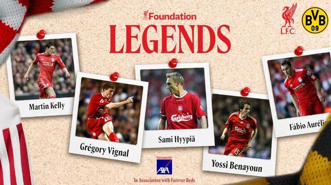 利物浦官方：海皮亚、贝纳永等共5人将参加对多特的慈善赛