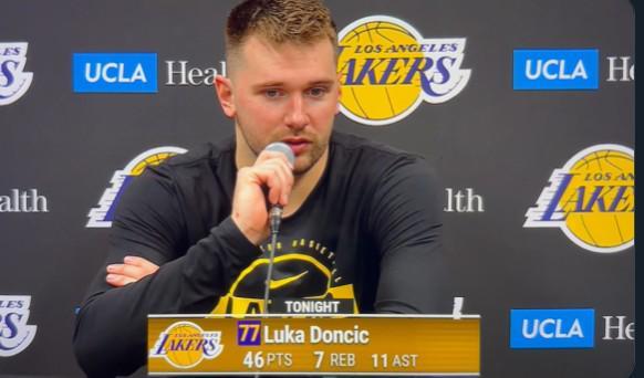 东契奇谈砍46分：雷迪克可能因我25次出手生气，开玩笑的