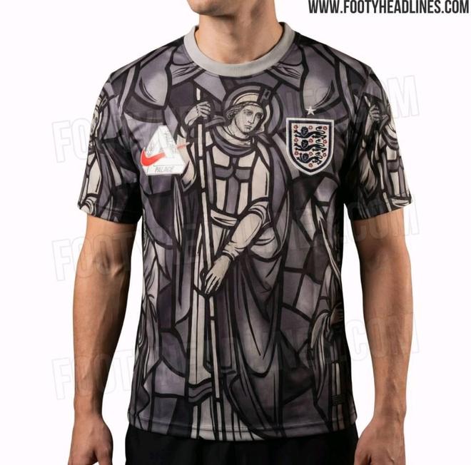 英格兰队2026世界杯赛前球衣曝光，灵感来源于彩色玻璃艺术