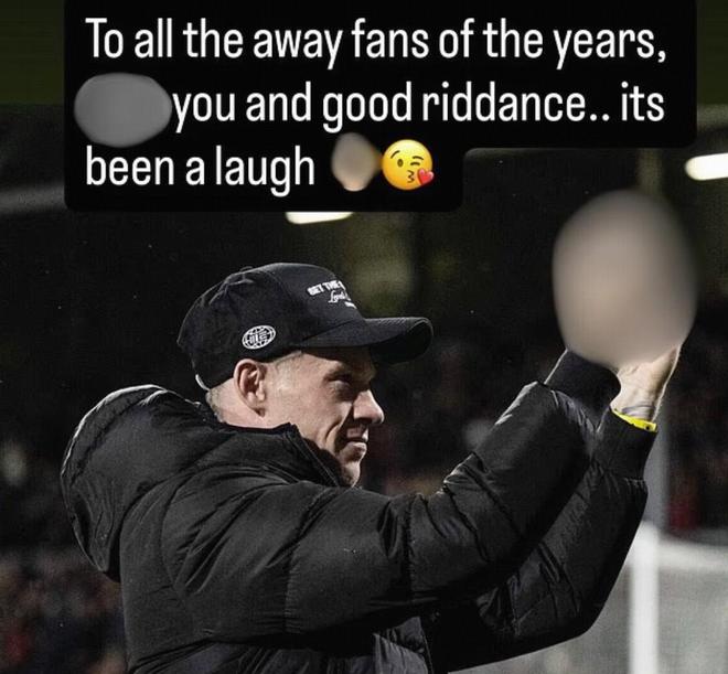 爱尔兰球员麦克林谢场时向客队球迷竖中指，还发文让他们滚蛋